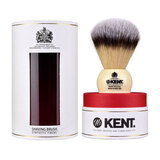 Kent Brushes Medium Synthetic Ivory White Shaving Brush in Packaging