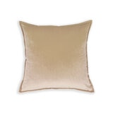 Velvet Feather Filled Deco Cushion 55 x 55 cm, Silver Mink