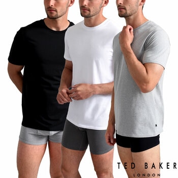 Ted Baker Men's T-Shirt, 3 Pack