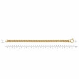 14ct Yellow Gold Double Rope Bracelet