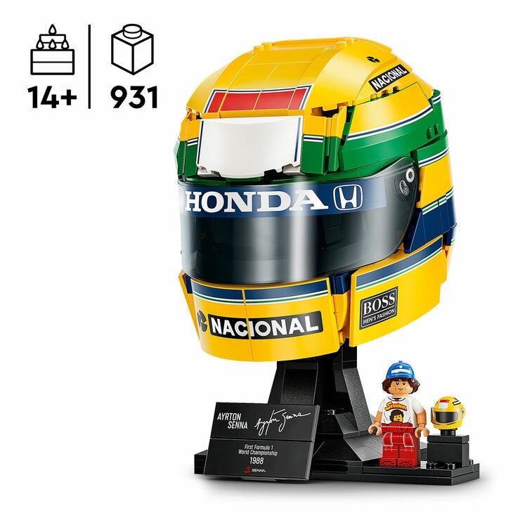 LEGO Editions Formula 1 Ayrton Senna Helmet - Model 43024 (14+ Years) LEGO Editions Formula 1 Ayrton Senna Helmet - Model 43024 (14+ Years)