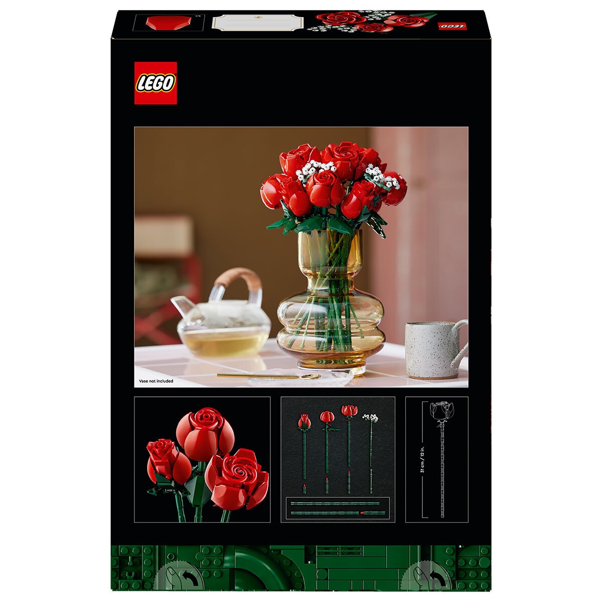 Buy LEGO Botanicals Bouquet of Roses Box Image at Costco.co.uk