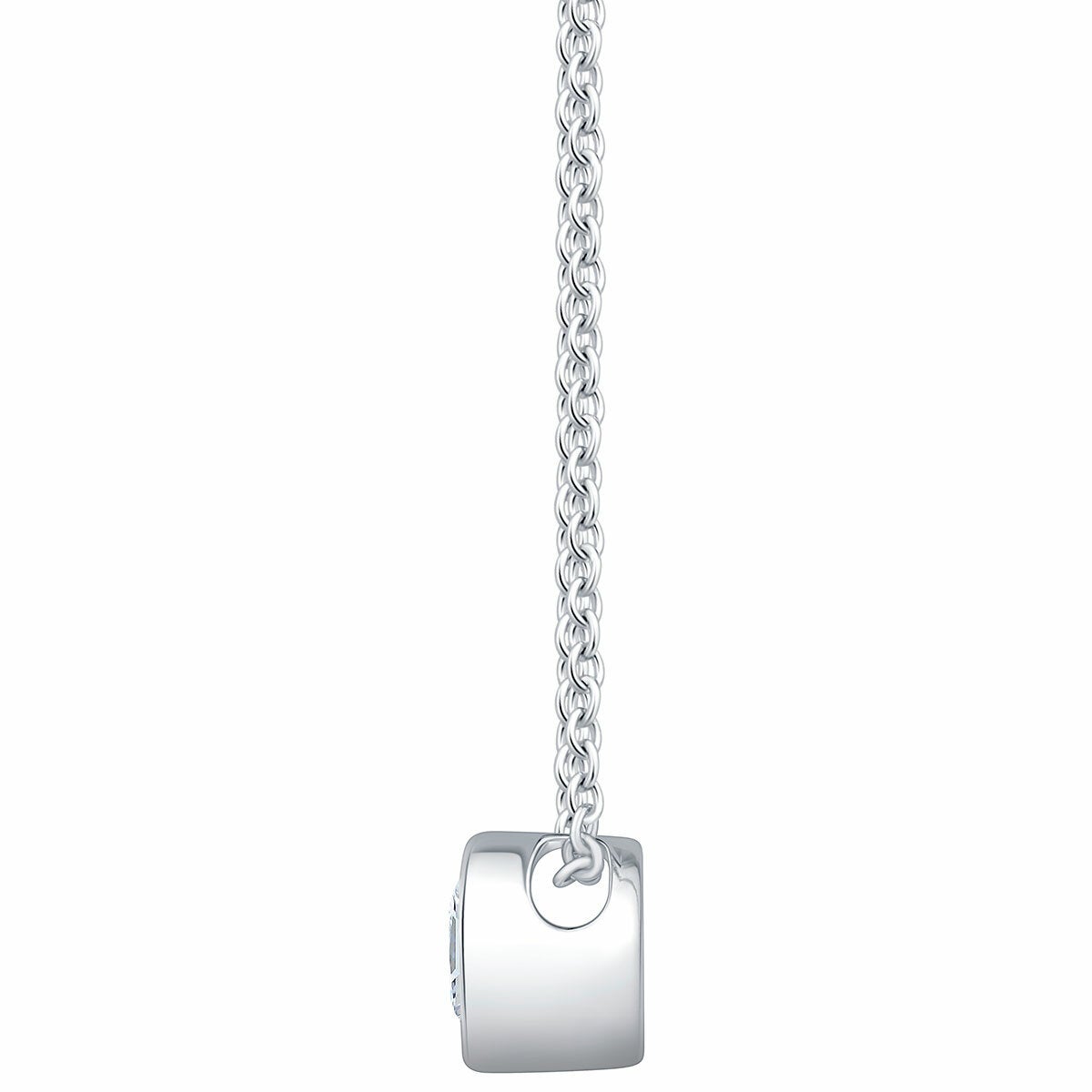 0.30ctw Round Brilliant Cut Diamond Solitaire Pendant, 14ct White Gold 0.30ctw Round Brilliant Cut Diamond Solitaire Pendant, 14ct White Gold