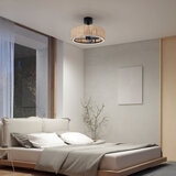 Artika Kalani 24" (61cm) Rattan Fan Light with Remote Control