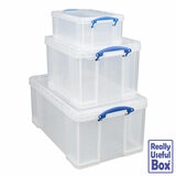 Really Useful Nest of 3 Boxes in 64L, 35L & 9L Really Useful Nest of 3 Boxes in 64L, 35L & 9L