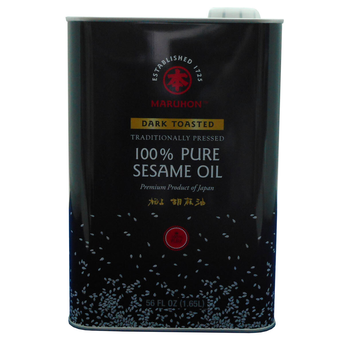 Maruhon Dark Toasted 100% Pure Sesame Oil, 1.65L