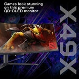 Acer Predator X49 X, 49 Inch DQHD, 240Hz, QD-OLED Gaming Monitor, UM.SXXEE.X02