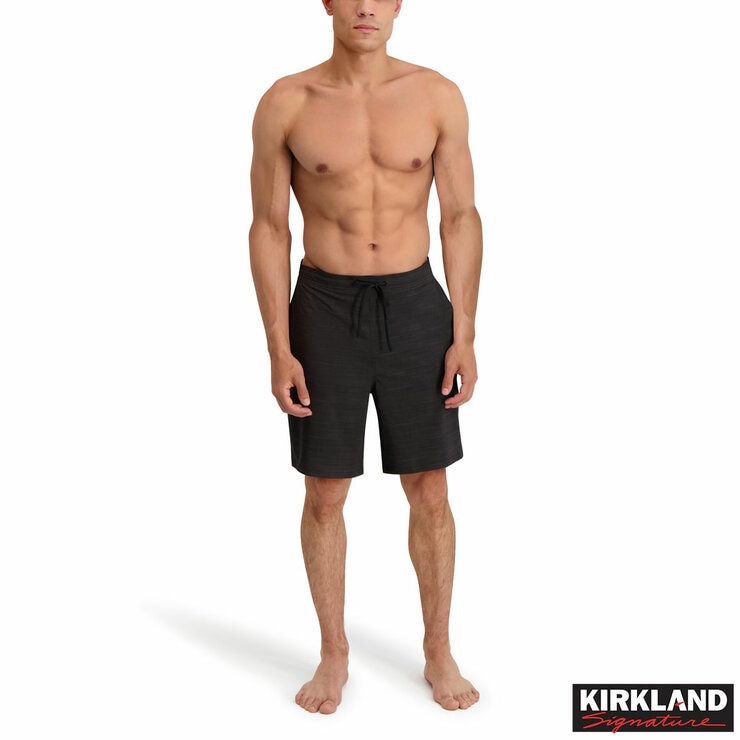 Kirkland Signature Men's Swim Short in Black Heather Kirkland Signature Men's Swim Short in Black Heather