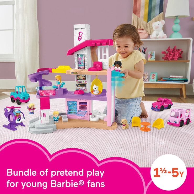 Buy Barbie Dreamhouse Little People Lifestyle Image at Costco.co.uk