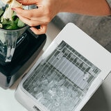 Lifestyle image of ice cube maker in the kitchen countertop Lifestyle image of ice cube maker in the kitchen countertop