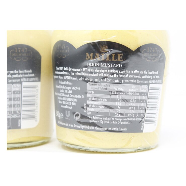 Maille Dijon Mustard, 2 x 540g Costco UK