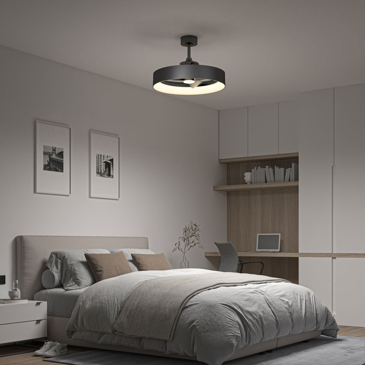 Lifestyle Artika Austin LED 23" Fandelier with downlight