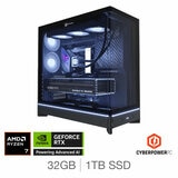 CyberPower, AMD Ryzen 7, 32GB RAM, 1TB SSD, NVIDIA GeForce RTX 5070, Gaming Desktop PC CyberPower, AMD Ryzen 7, 32GB RAM, 1TB SSD, NVIDIA GeForce RTX 5070, Gaming Desktop PC