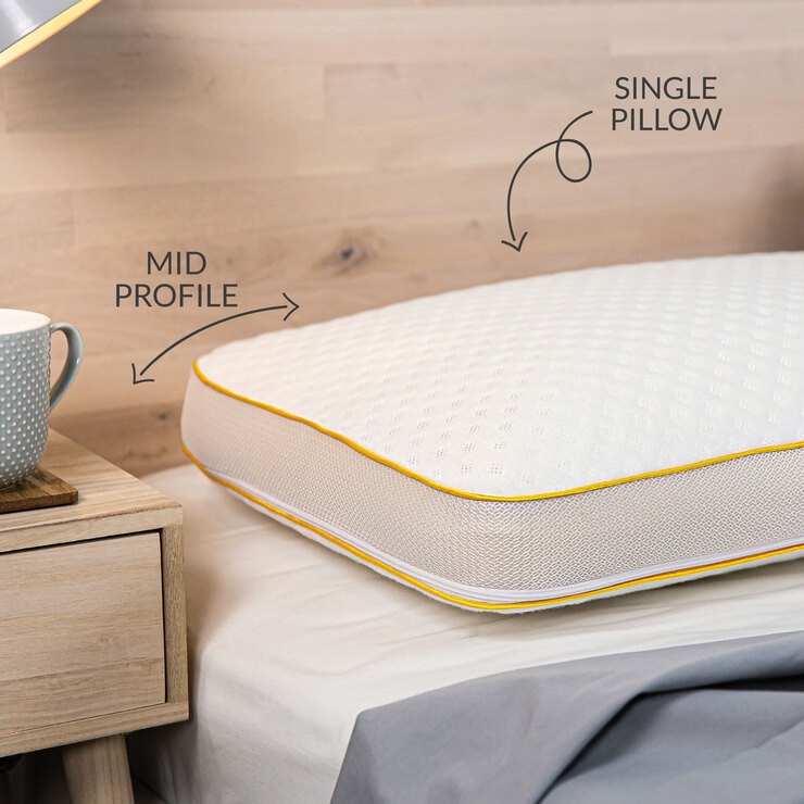 Snuggledown Breathable Classic Profile Memory Foam Pillow Costco UK