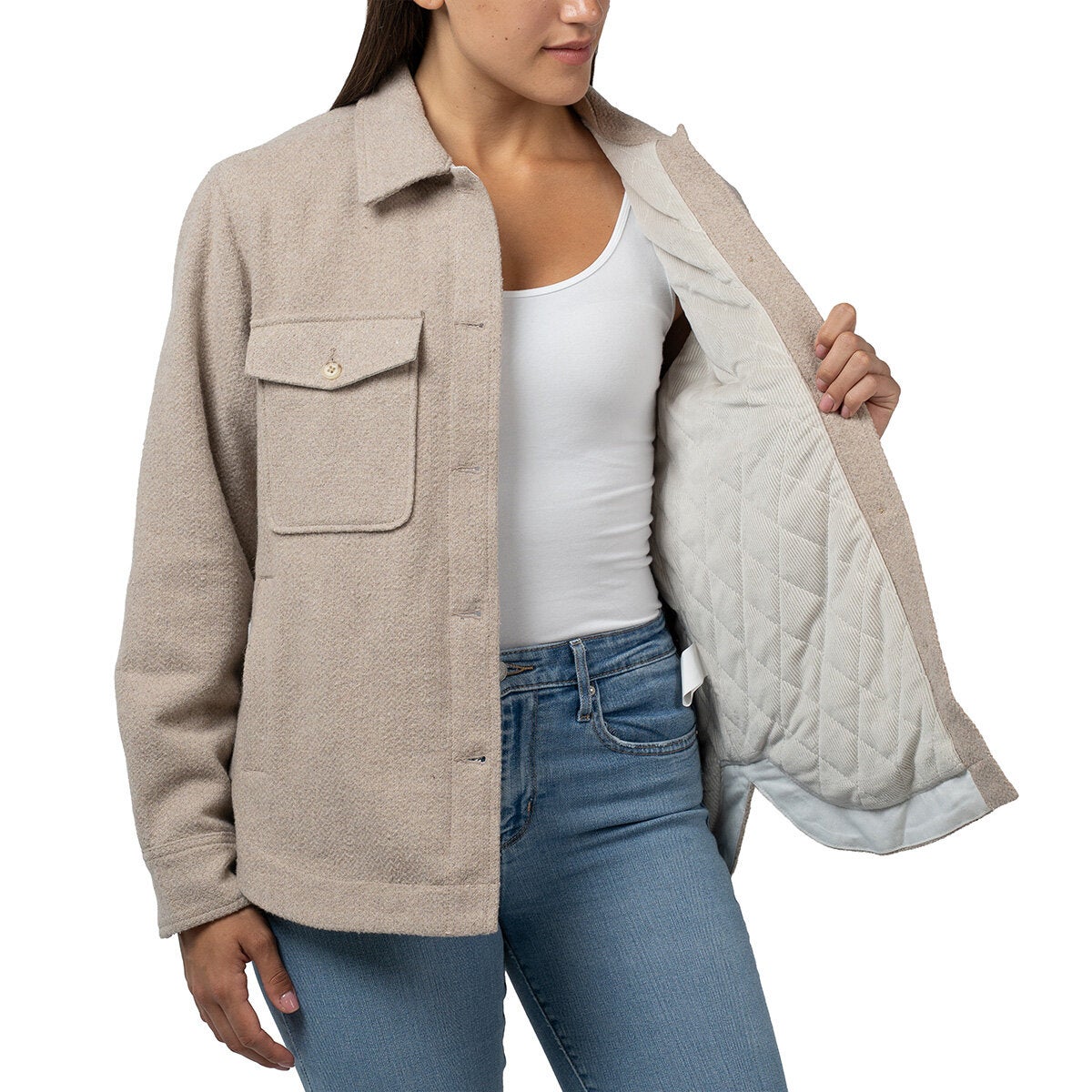 Jachs Ladies Quilted Shacket