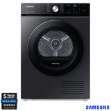 Samsung DV90BBA245ABEU, 9kg, Heat Pump Tumble Dryer, A+++ Rated in Black