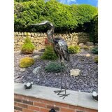 Pangea 4ft (121cm) Heron Ornamental Metal Structure - Life Size