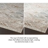 Glitz Grey Abstract Area Rug, 120 x 180 cm