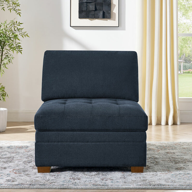 Tisdale Armless Piece Blue_Lifestyle