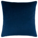 Furn Meridian Navy Velvet Feather Fill Cushion, 45 x 45 cm