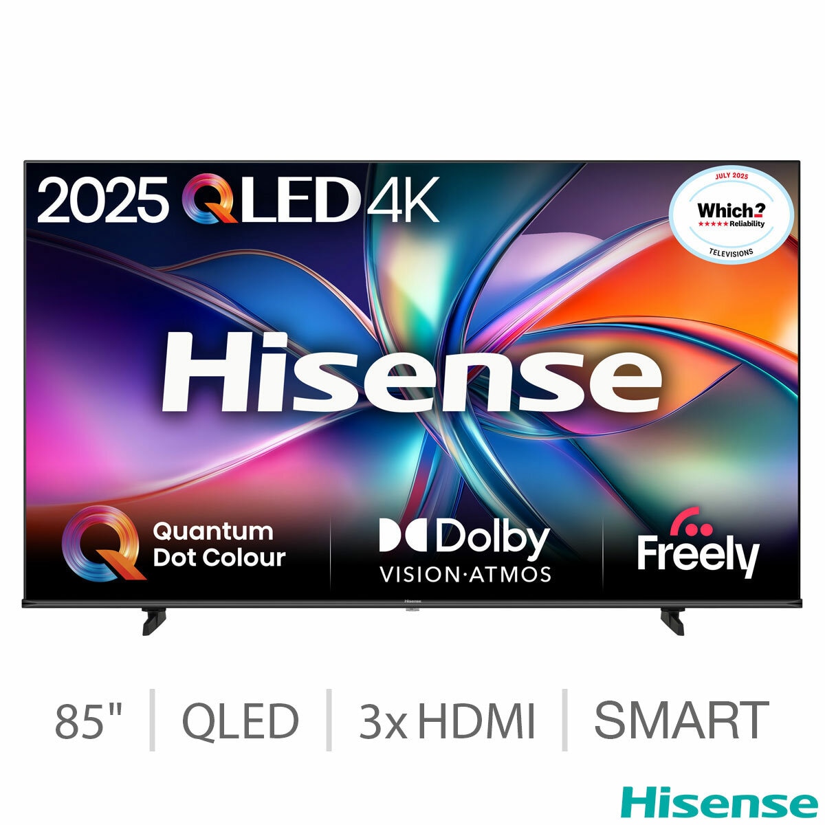 Hisense 85E7QTUK 85 Inch QLED HD Smart T Hisense 85E7QTUK 85 Inch QLED HD Smart T