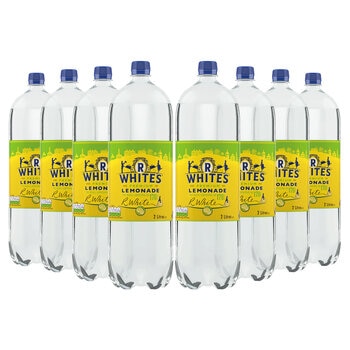 R.Whites Lemonade, 8 x 2L