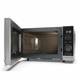 Side Profile of Sharp Compact 20 Litre 700W Solo Digital Microwave with door open Side Profile of Sharp Compact 20 Litre 700W Solo Digital Microwave with door open