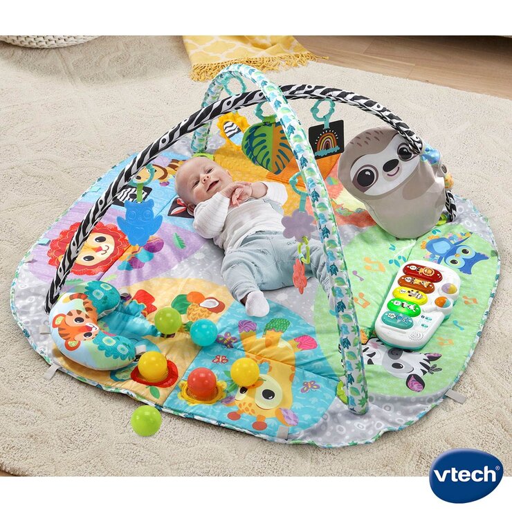 VTech 7-in-1 Touch & Feel Sensory Play Gym (0+ Years) VTech 7-in-1 Touch & Feel Sensory Play Gym (0+ Years)