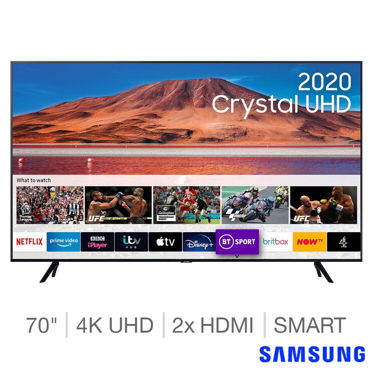 Samsung UE70TU7100KXXU 70 Inch 4K Ultra HD Smart TV Costco UK