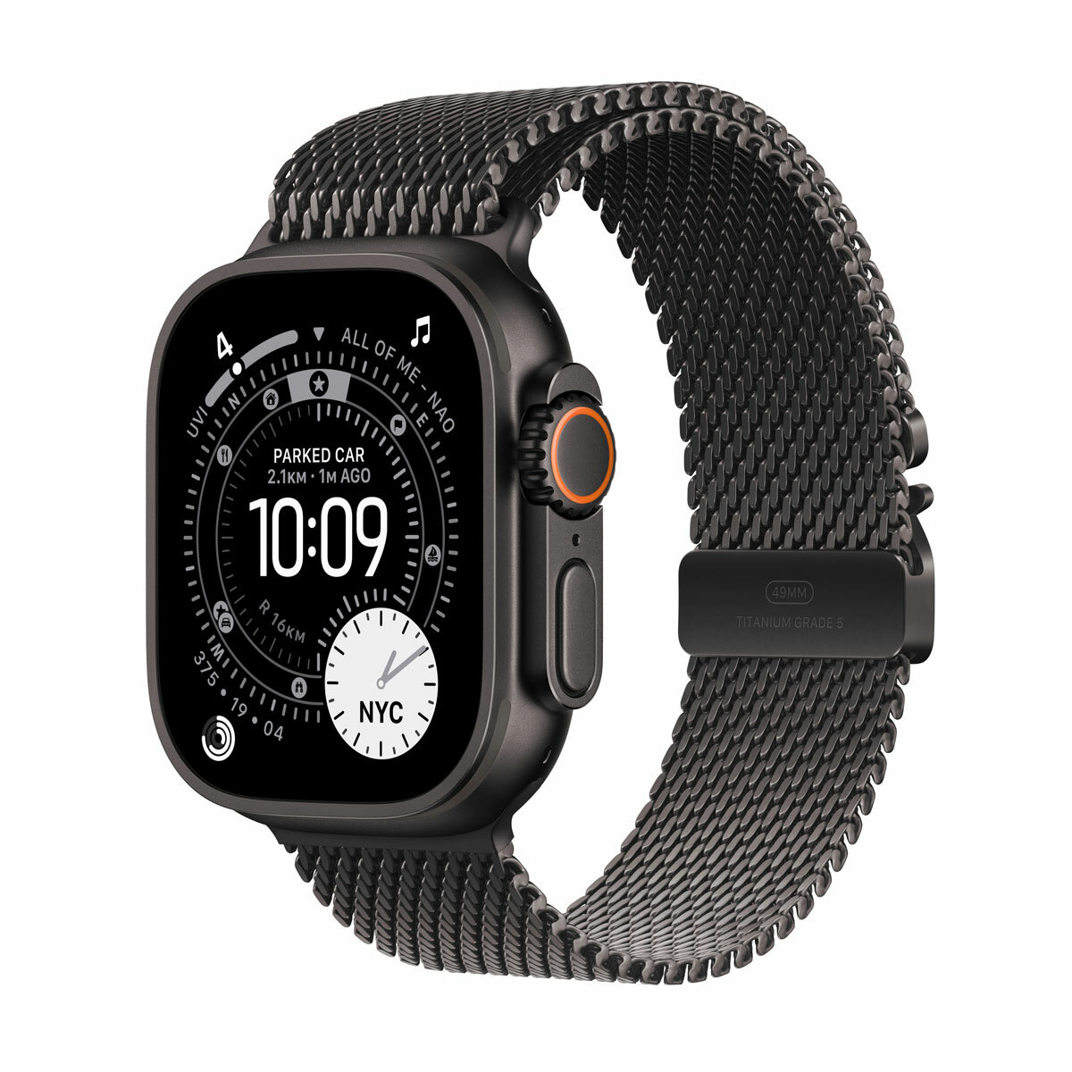 Buy Apple Watch Ultra 3 GPS + Cellular, 49mm Titanium Case with Black Titanium Milanese Loop at costco.co.uk