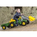 John deere tractor ride on in action