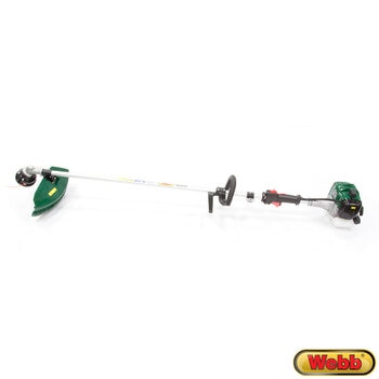 Webb 26cc 25cm Straight Shaft Loop Handled Petrol Brushcutter - Model WEBC26 