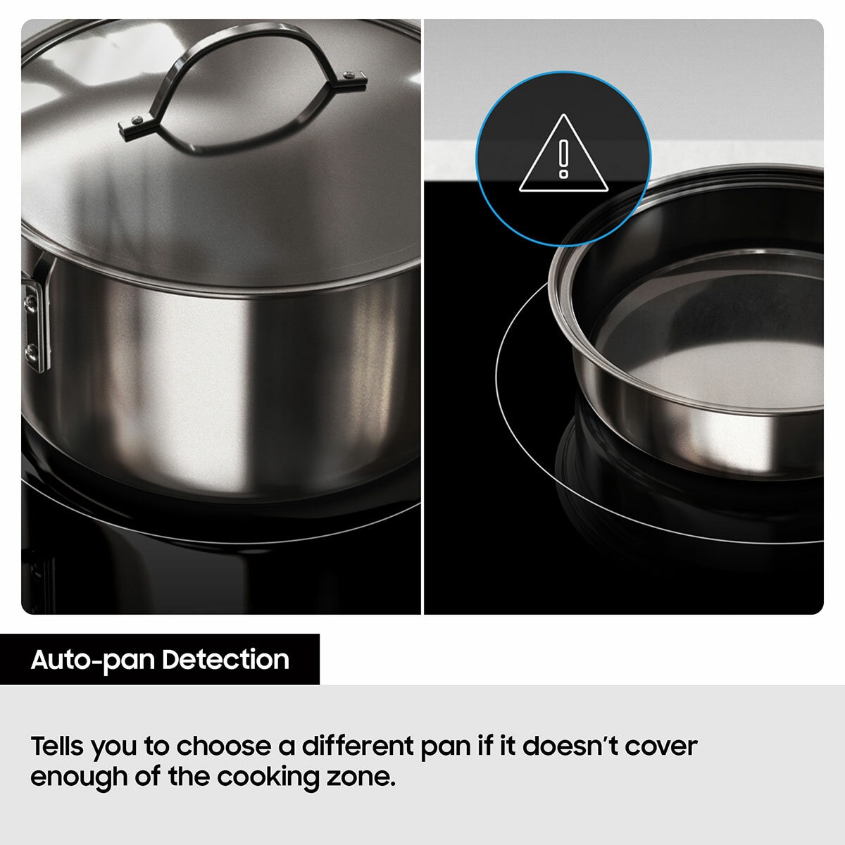 Samsung Series 6 Flex Zone NZ84C6058FK/U1 Smart Induction Hob, in Black