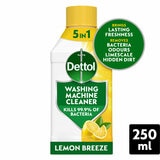 Dettol 5-in-1 Washing Machine Cleaner Lemon Breeze, 250ml