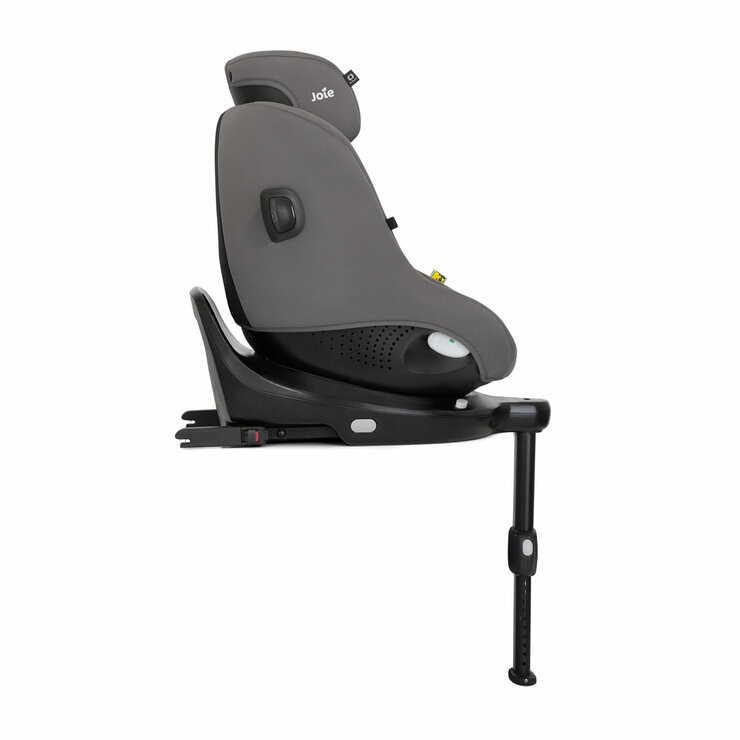 Studio image of the Joie I-Pivot Car Seat from the side, upright Studio image of the Joie I-Pivot Car Seat from the side, upright