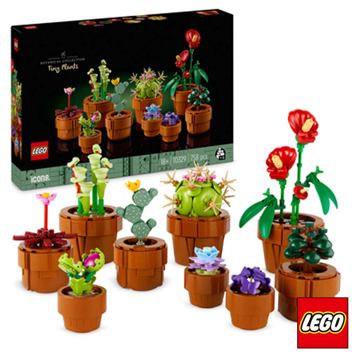 LEGO Icons Botanical Collection Tiny Plants - Model 10329 (+18 Years)