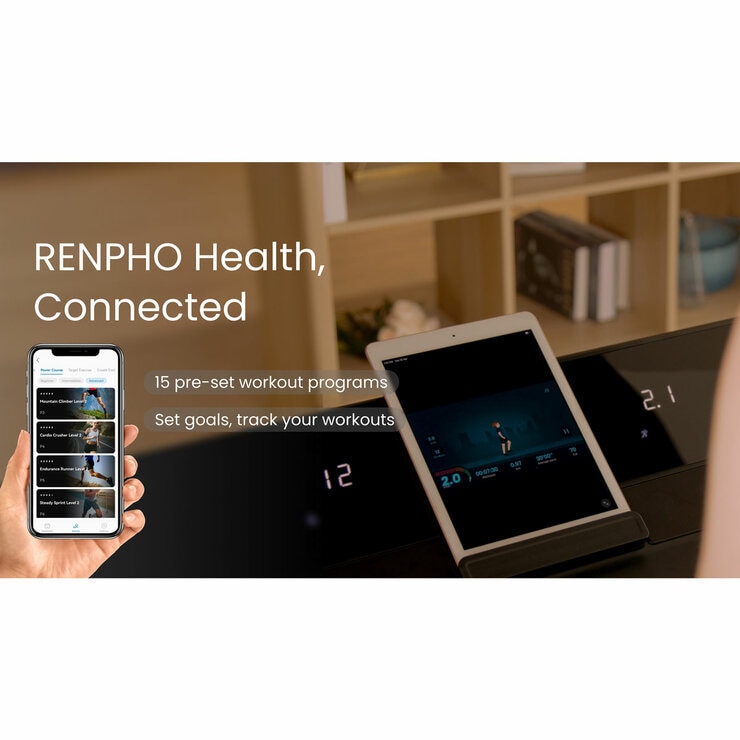 Graphic showing the RENPHO Health app