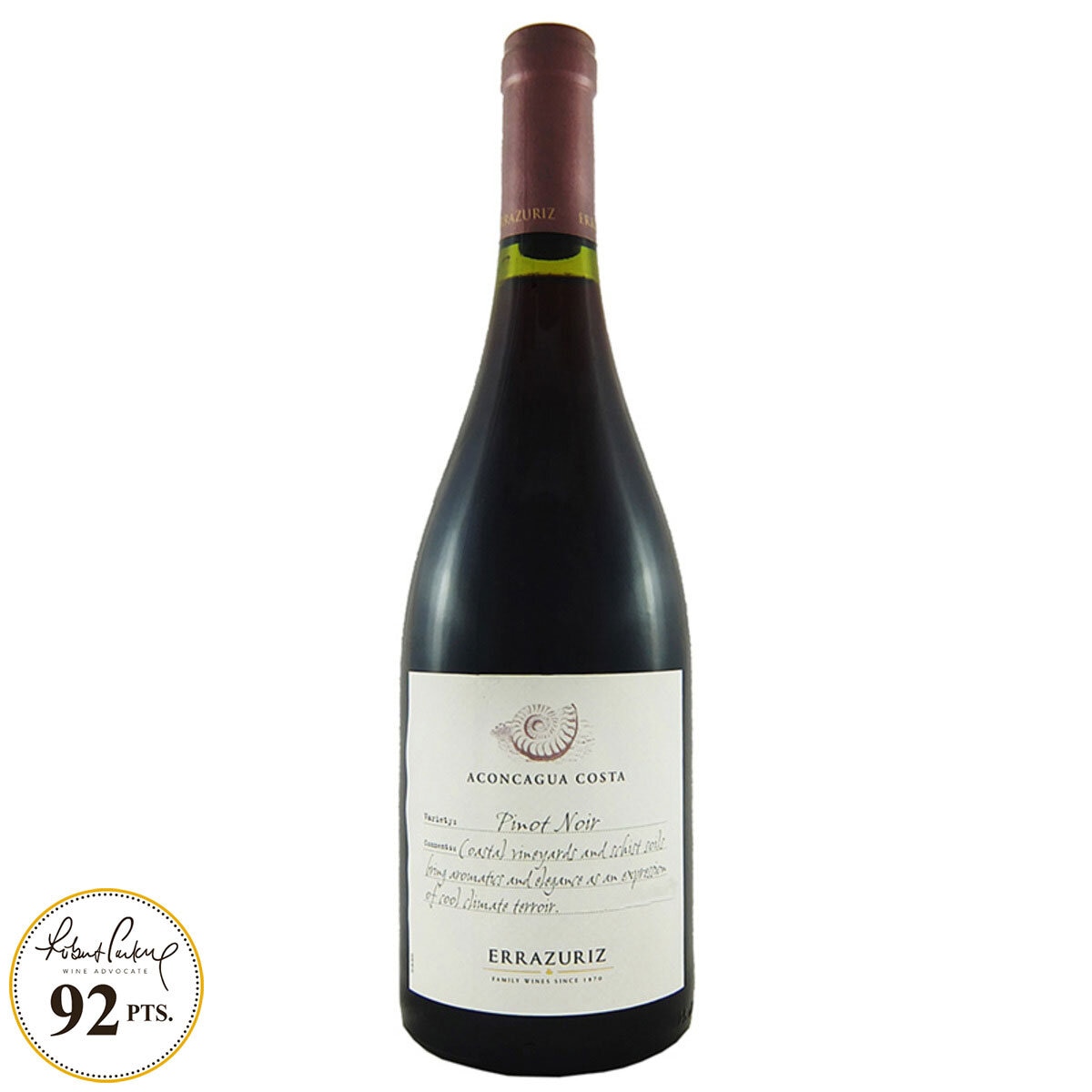 Errazuriz Aconcagua Costa Pinot Noir 2020, 75cl