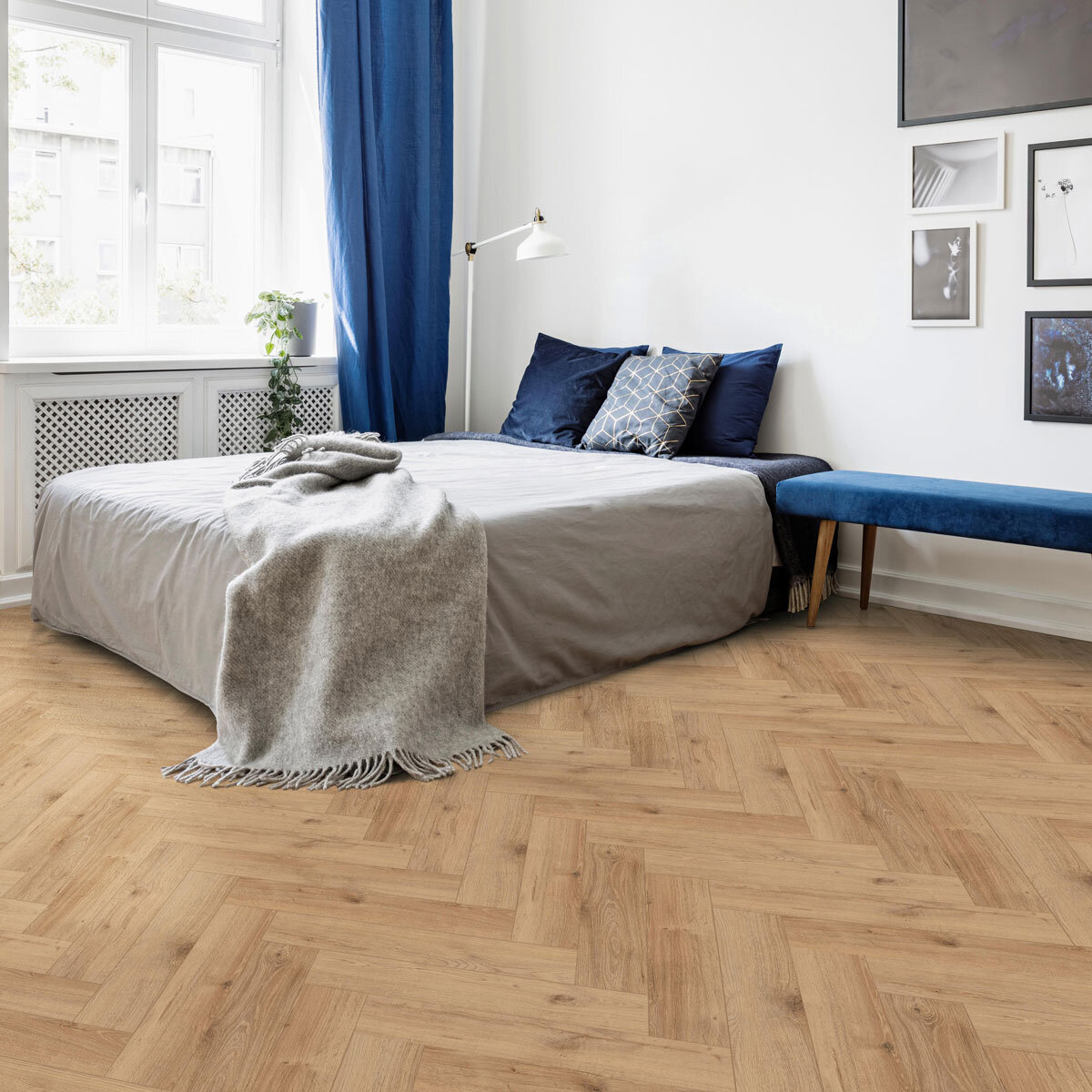 Golden Select Amboise Herringbone AC Laminate Flooring Planks - 1.179 m² Per Pack