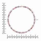 8-8.5mm Freshwater Multi Pink Pearl Necklace, 14ct Rose Gold 8-8.5mm Freshwater Multi Pink Pearl Necklace, 14ct Rose Gold