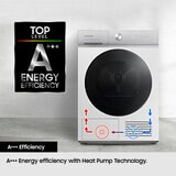 Samsung Series 7 AI Energy DV90T6240LB/S1 9KG Smart Heat Pump Tumble Dryer, A+++ Rated in Black