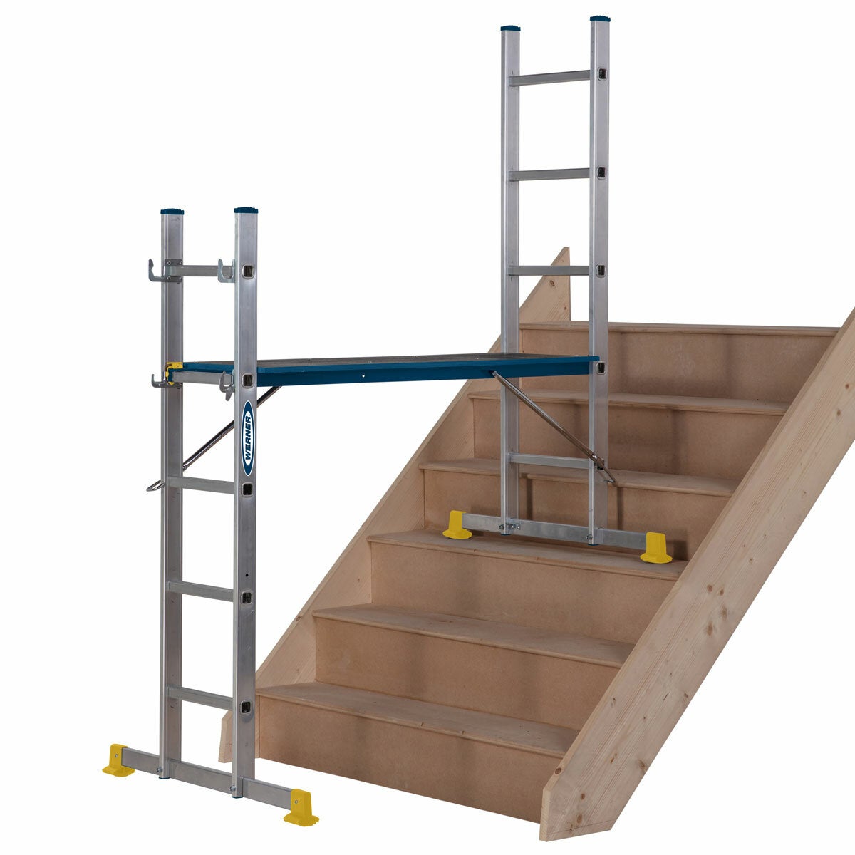 Werner 5-in-1 Combination Ladder with Platform Werner 5-in-1 Combination Ladder with Platform