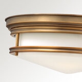 Hadley 3 Light Flush - Brushed Bronze