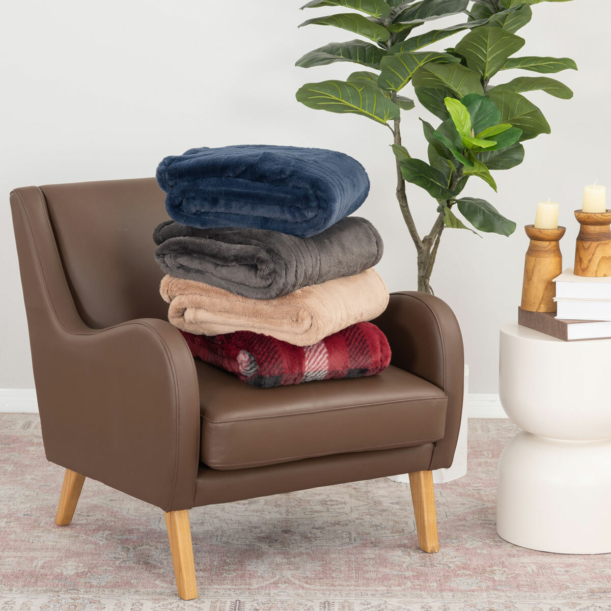 Berkshire Heated Throw Dual Plug in 4 colours