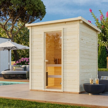 Palmako Compact Garden Sauna Set Palmako Compact Garden Sauna Set