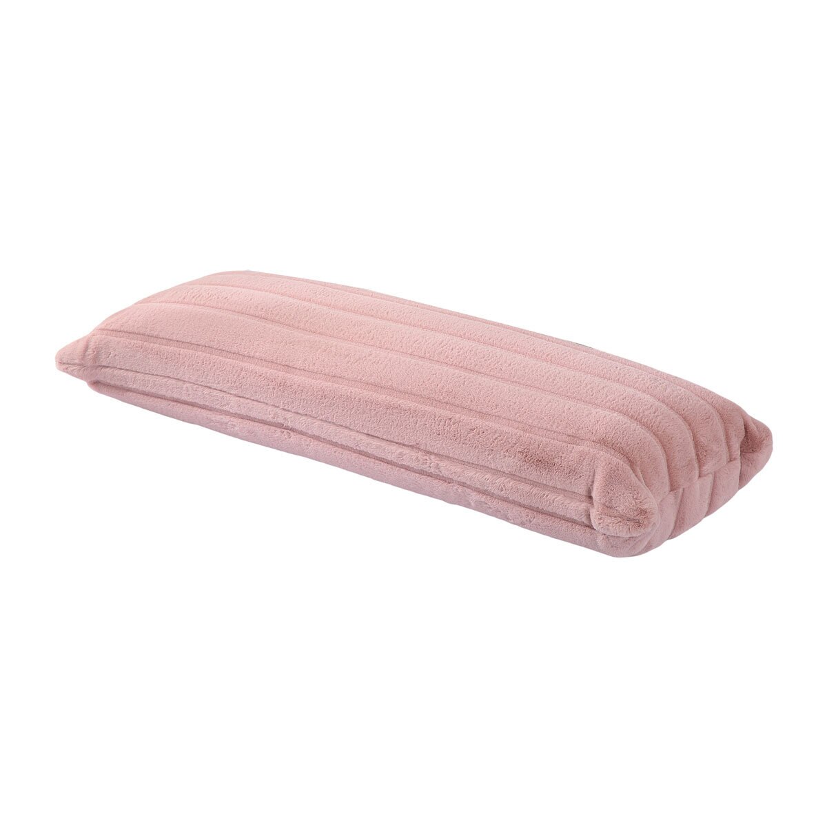 Faux Fur Body Pillow, 51 x 137 cm, Pink Costco UK