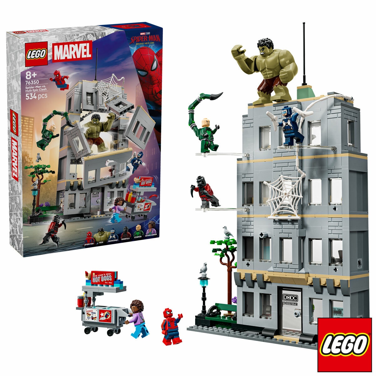 LEGO Marvel Spider-Man vs. Hulk Epic Clash - Model 76350 (8+ Years) LEGO Marvel Spider-Man vs. Hulk Epic Clash - Model 76350 (8+ Years)