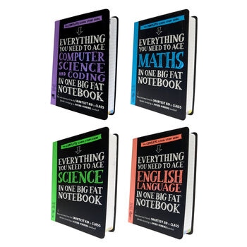 Big Fat Notebooks in 4 Options: Maths, English Language, Science or Compter Science & Coding Big Fat Notebooks in 4 Options: Maths, English Language, Science or Compter Science & Coding