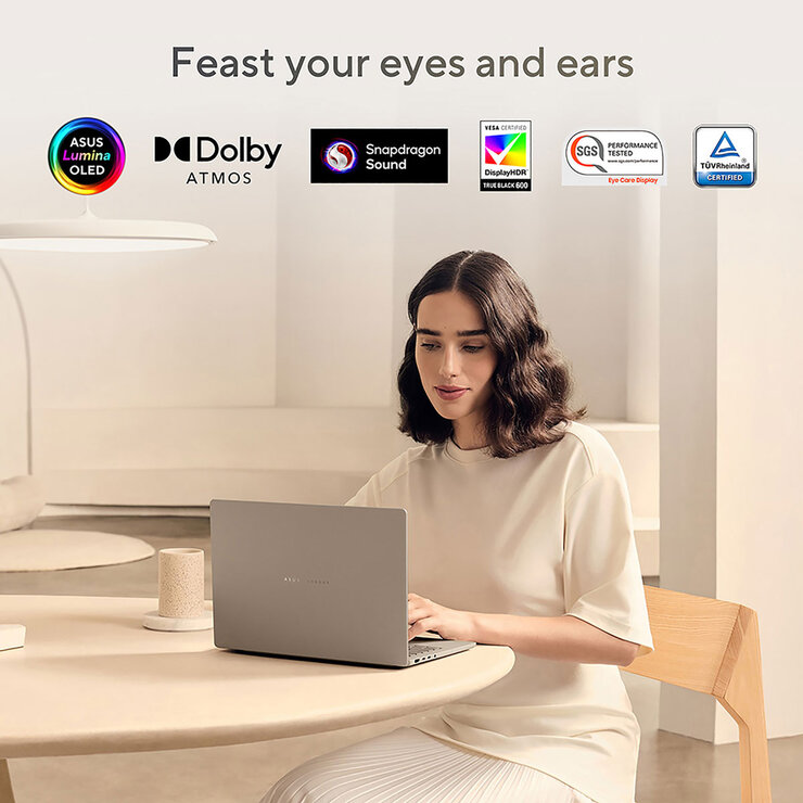 Buy ASUS Zenbook, Snapdragon X, 16GB RAM, 1TB SSD, 14 Inch OLED Laptop, UX3407QA-QD244W at costco.co.uk