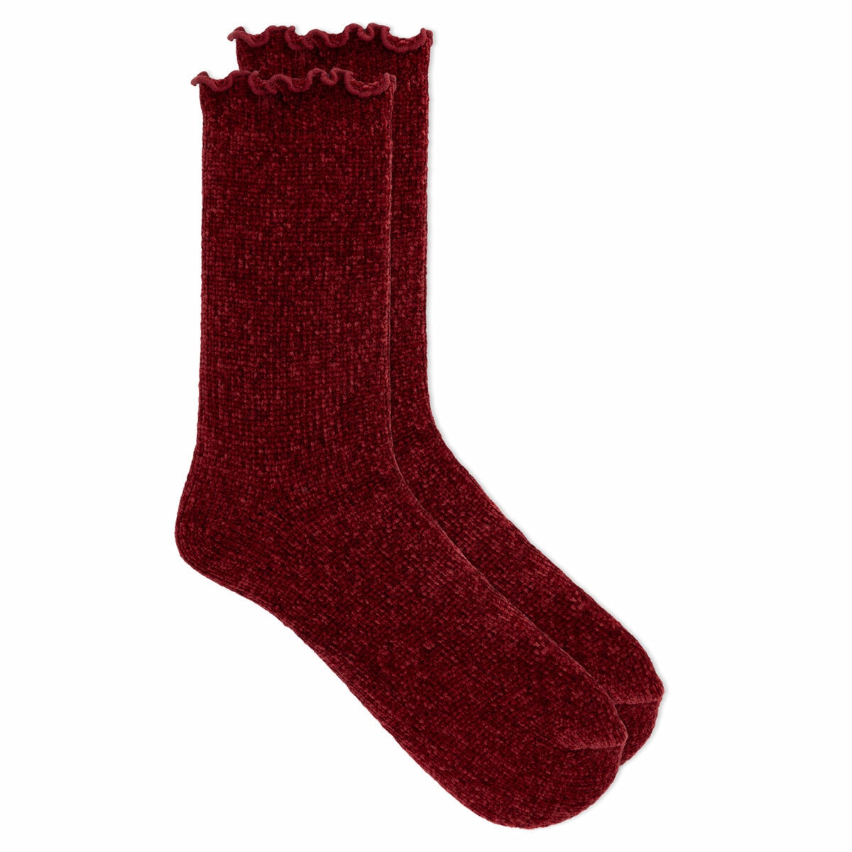 K Bell Ladies Chenille Socks, 4 Pack in Mixed Colours